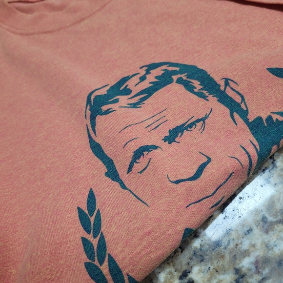 Steve McQueen Orange Shimmerish T-shirt - Picture 12 of 16